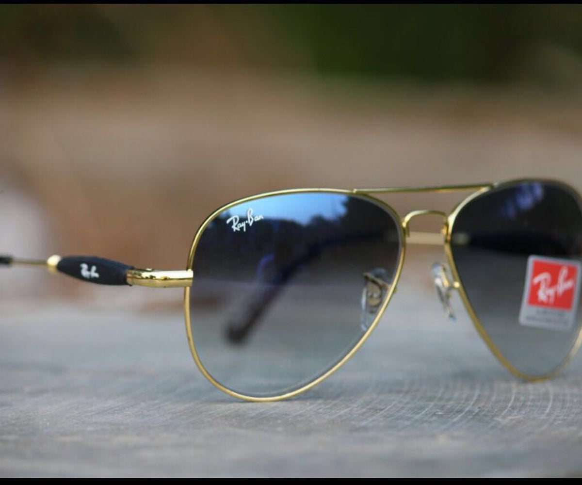 New Stylish Blue Shade & Golden 3517 Oval Trendy Hot Favorite Vintage Master Pcs Sunglass For Unisex.