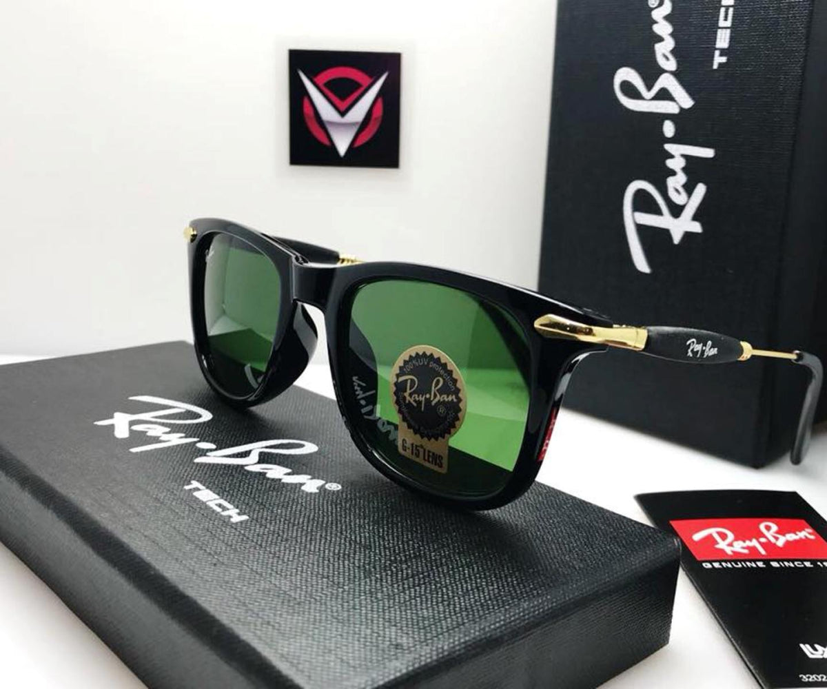 All Season Special New Design Green & Gold 2148 Master Pcs Sunglasses For Men.