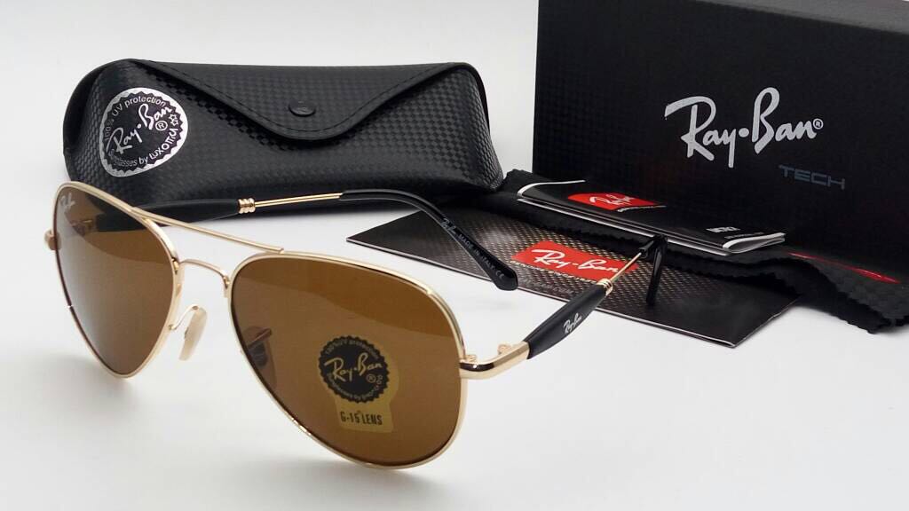 New Stylish New Oval Shape Brown & Gold 3517 Sunglasses For Men.