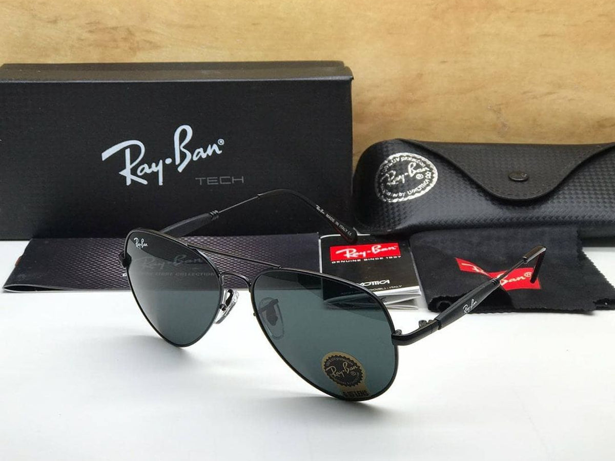 New Stylish Black & Black 1208 Wayfarer Master Pcs Sunglass For Unisex