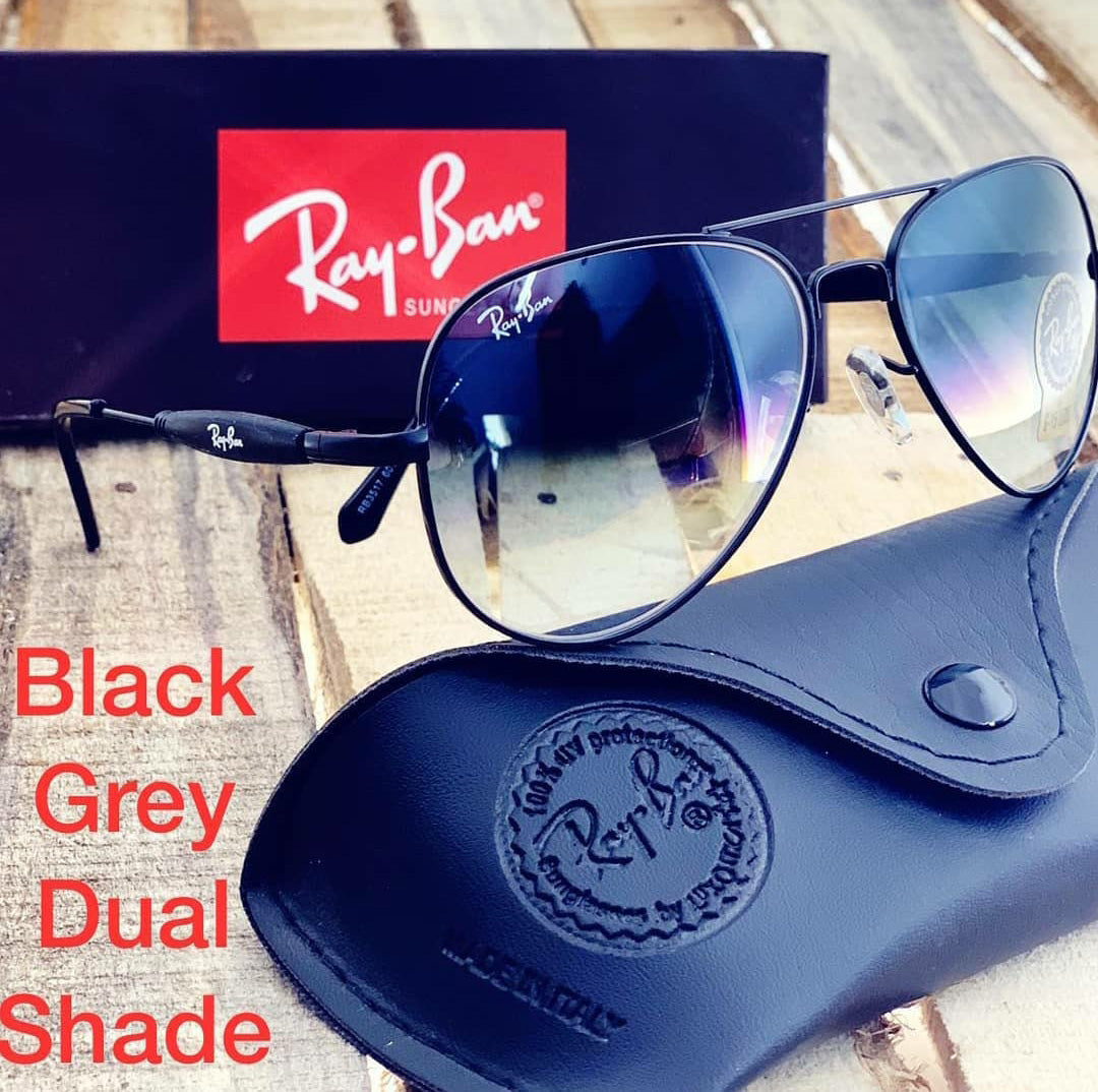 New Stylish New Oval Shape Blue Shade & Black 3517 Sunglasses For Men.