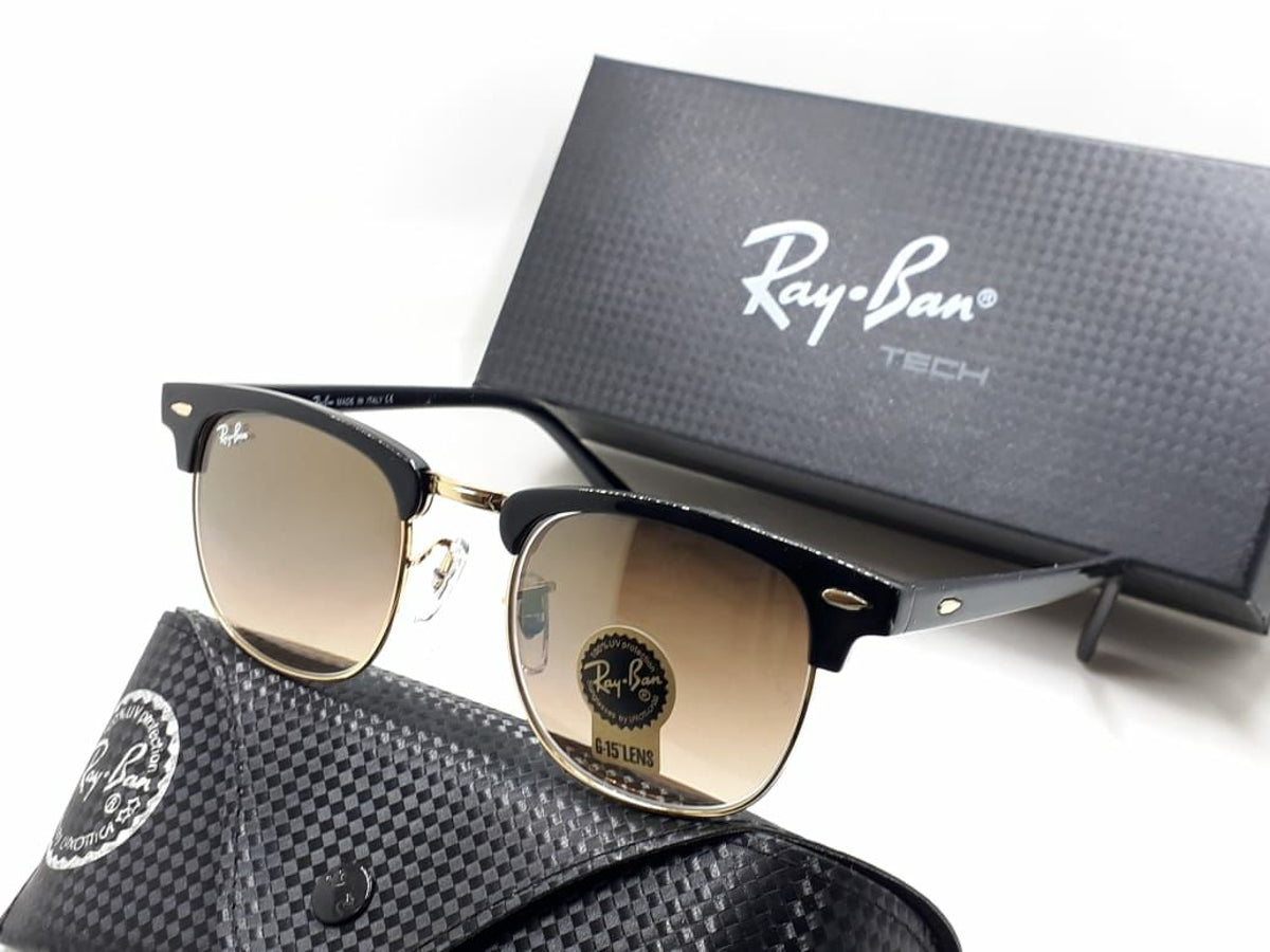 New Stylish Brown & Black 3016 Master Pcs Sunglass For Unisex