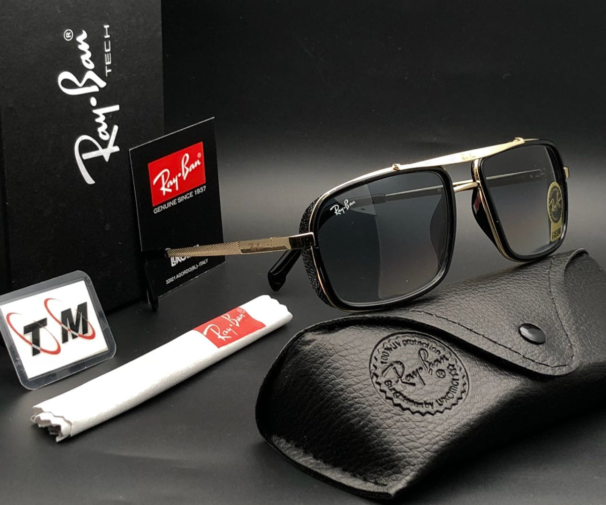 New Special Design Black & Gold 4413 Master Pcs Sunglass For Men.