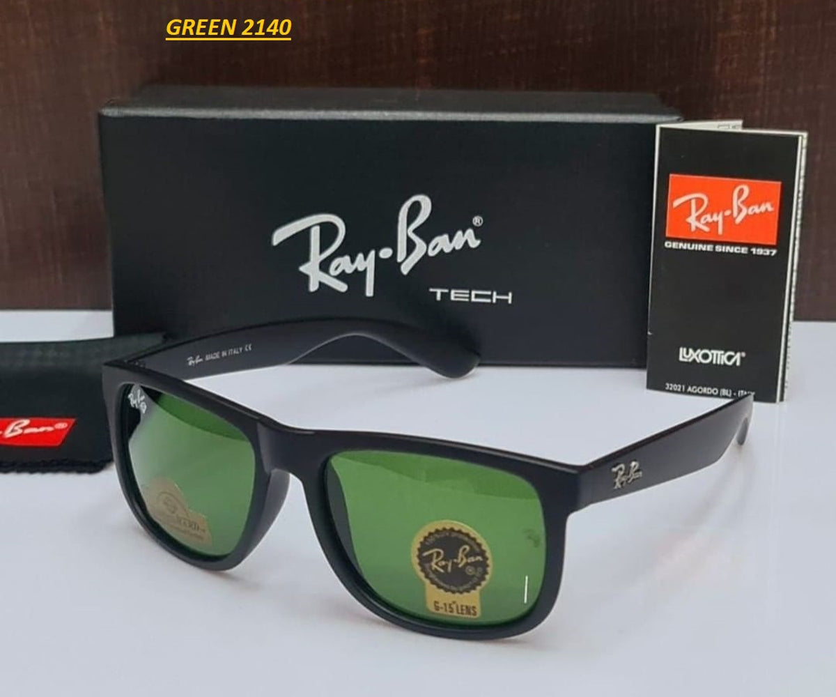 New Fancy Design Green 2140 Wayfarer Style Master Pcs Sunglasses For Men.