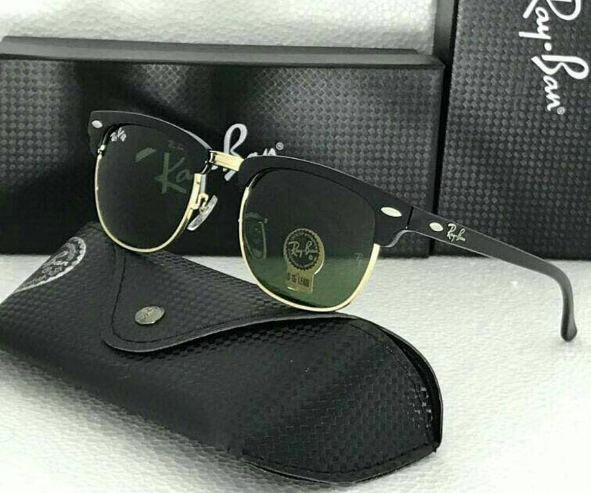 New Fashion Stylish Club-Master Green & Black 3016 Master Pcs Sunglasses For Unisex