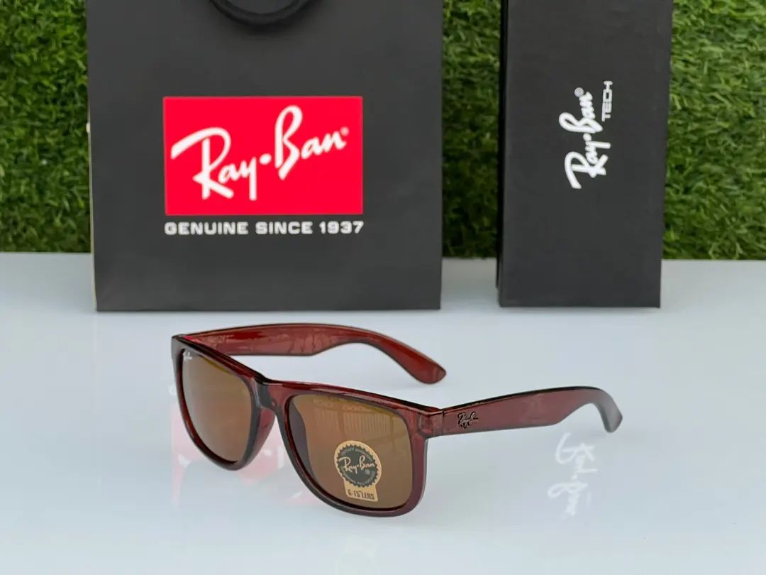 New Stylish Square Brown & Black 2140 Mens Wayfarer Sunglasses.