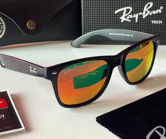 New Stylish Orange Glass 2140 Wayfarer Style Master Pcs Sunglass For Unisex