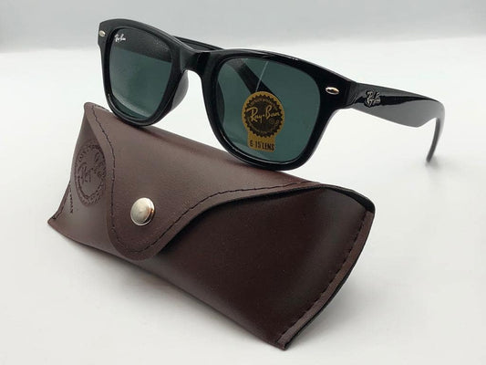 New Stylish Aqua Black Glass 2140 Wayfarer Style Master Pcs Sunglass For Unisex