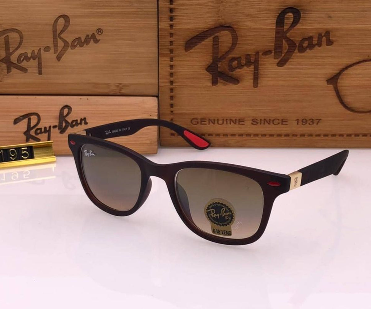 New Stylish Brown & Black 4195 Square Master Pcs Sunglass For Unisex